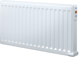 Elektr. radiator YALI DIGITAL 600x1200mm 2000W wit RAL9016